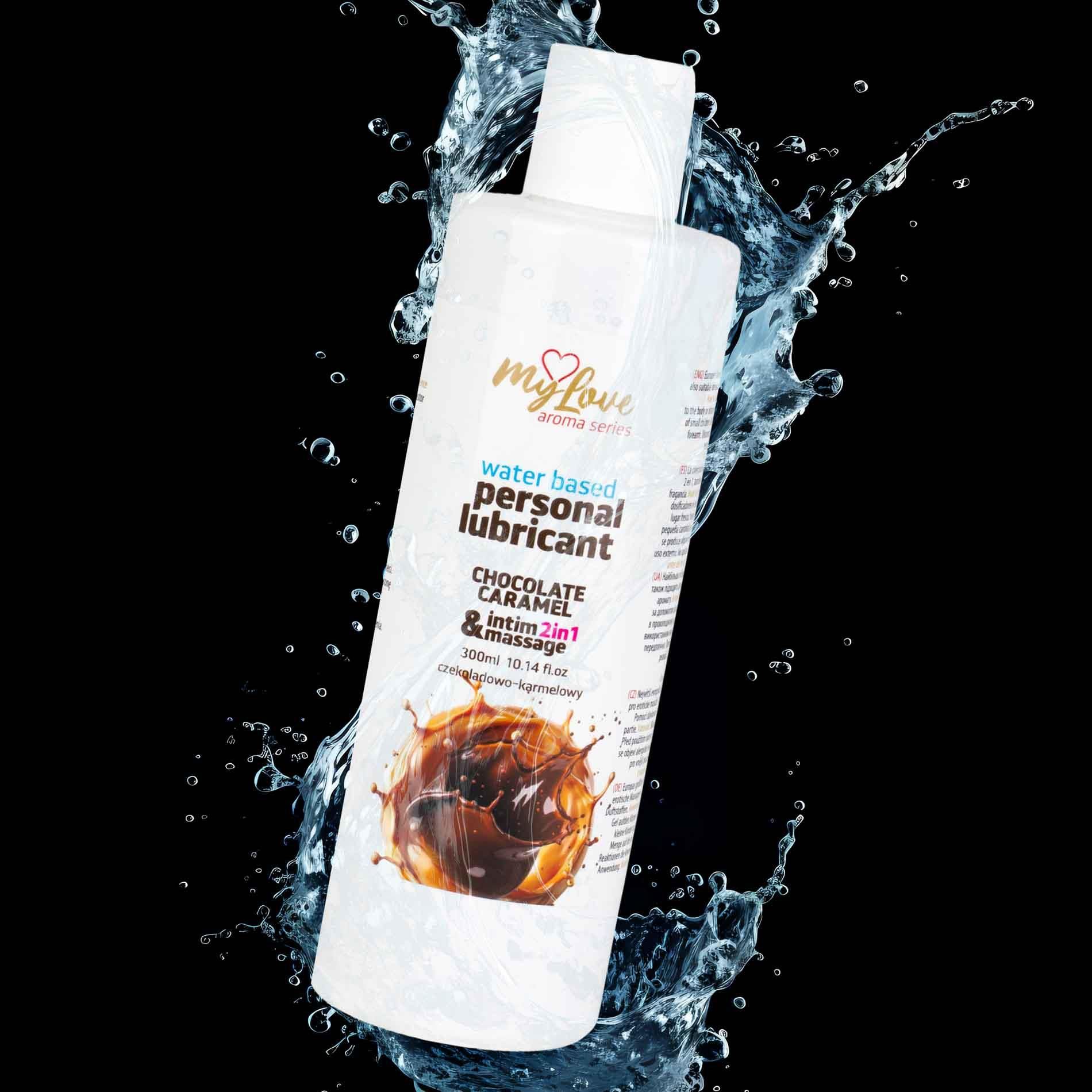 Лубрикант MyLove Aroma Series Intim&Massage 2in1 Chocolate Caramel, 300 мл