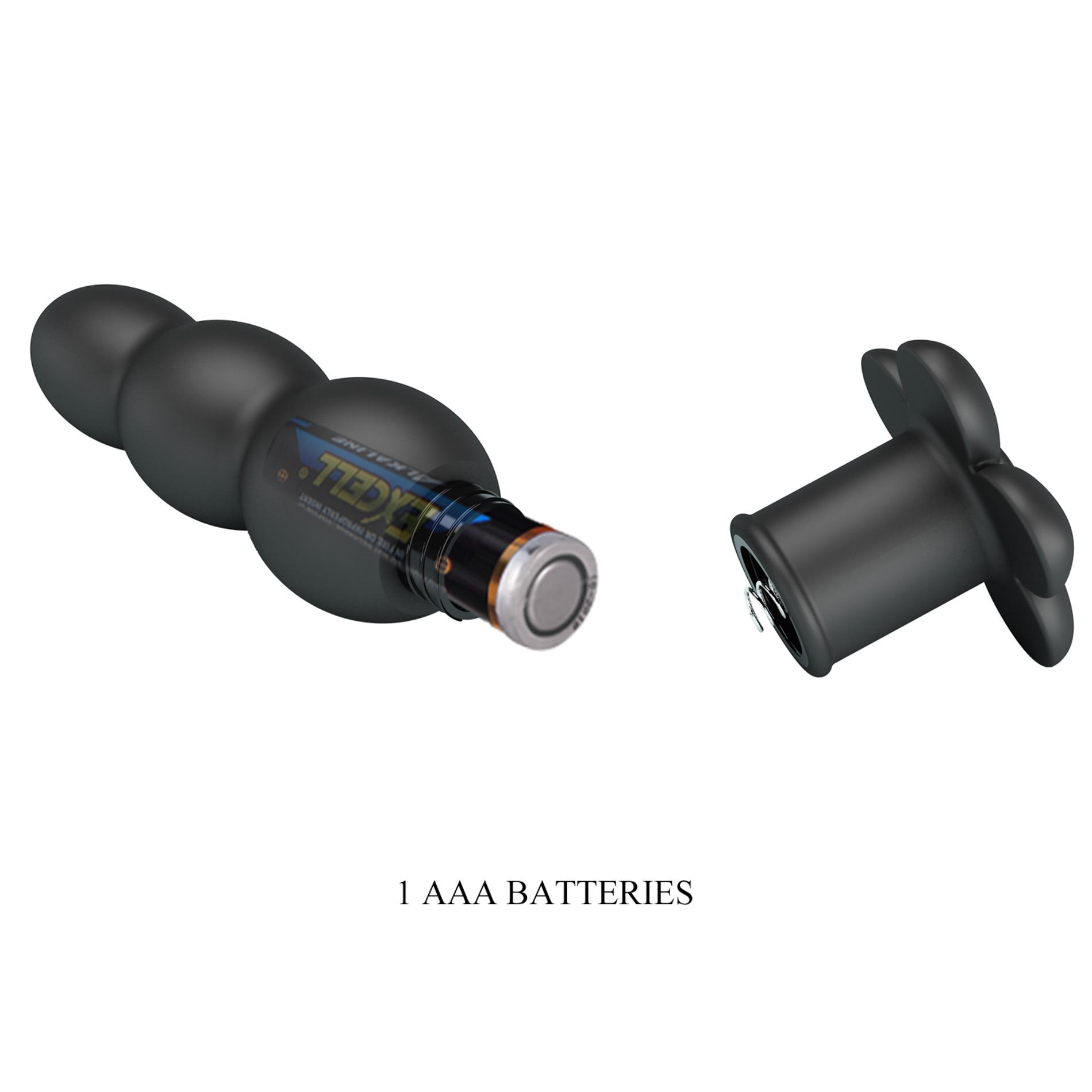 Korek analny Pretty Love Jadier, 11 cm (czarny)