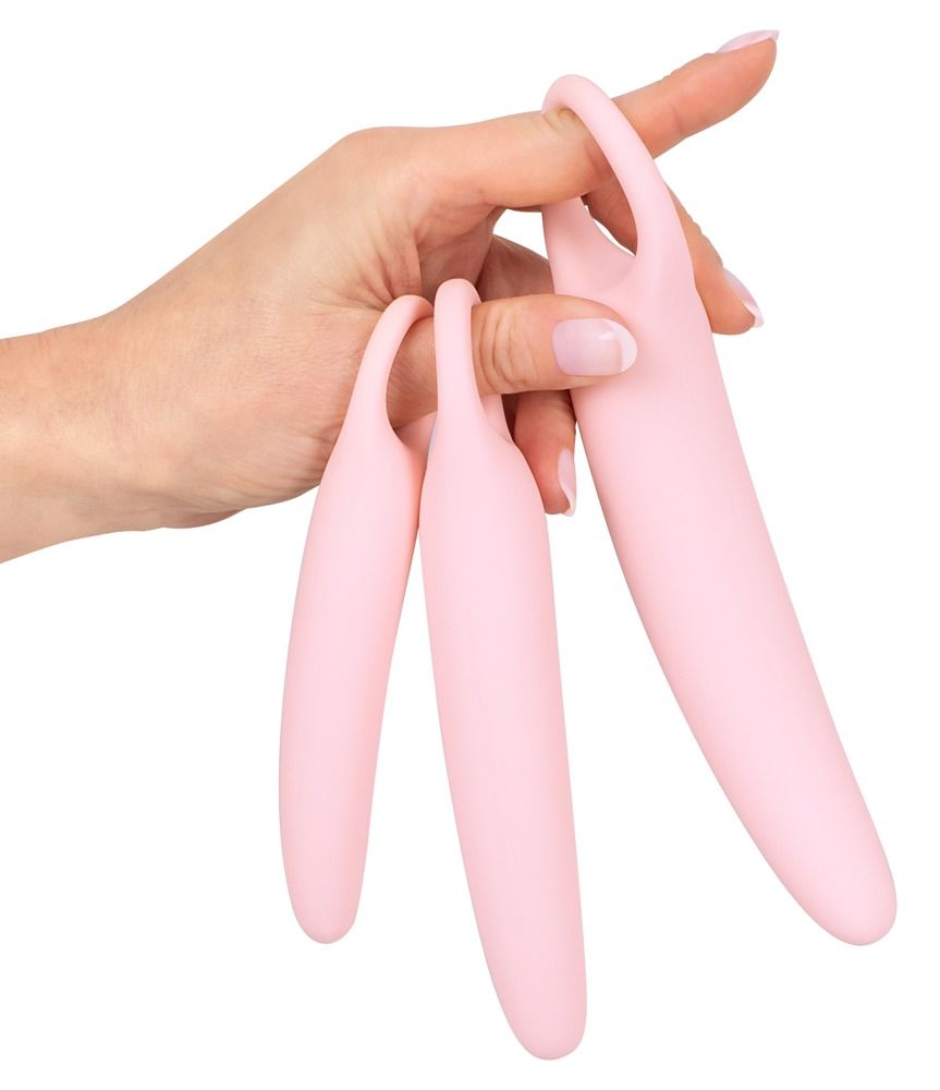 Набор фаллоимитаторов Sweet Smile Vaginal Trainers, 3 шт (розовый)