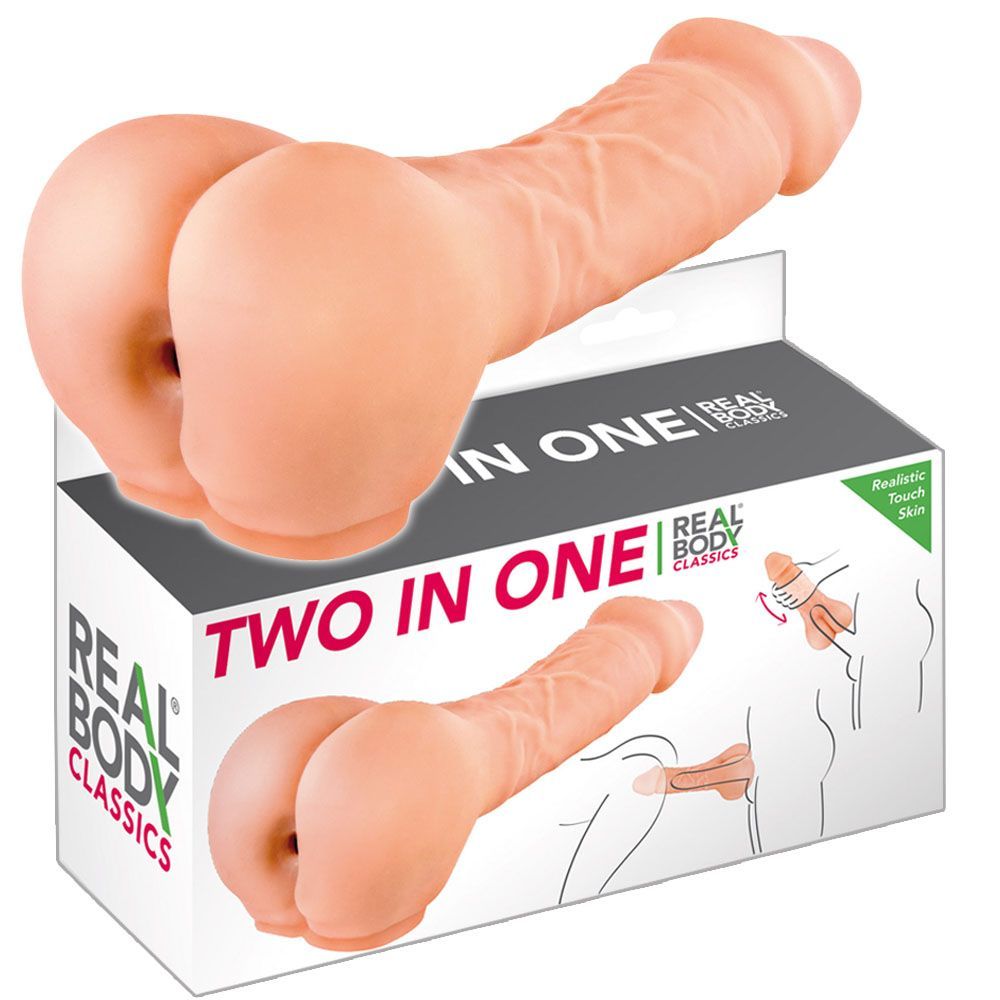 Мастурбатор Real Body Two In One (телесный)