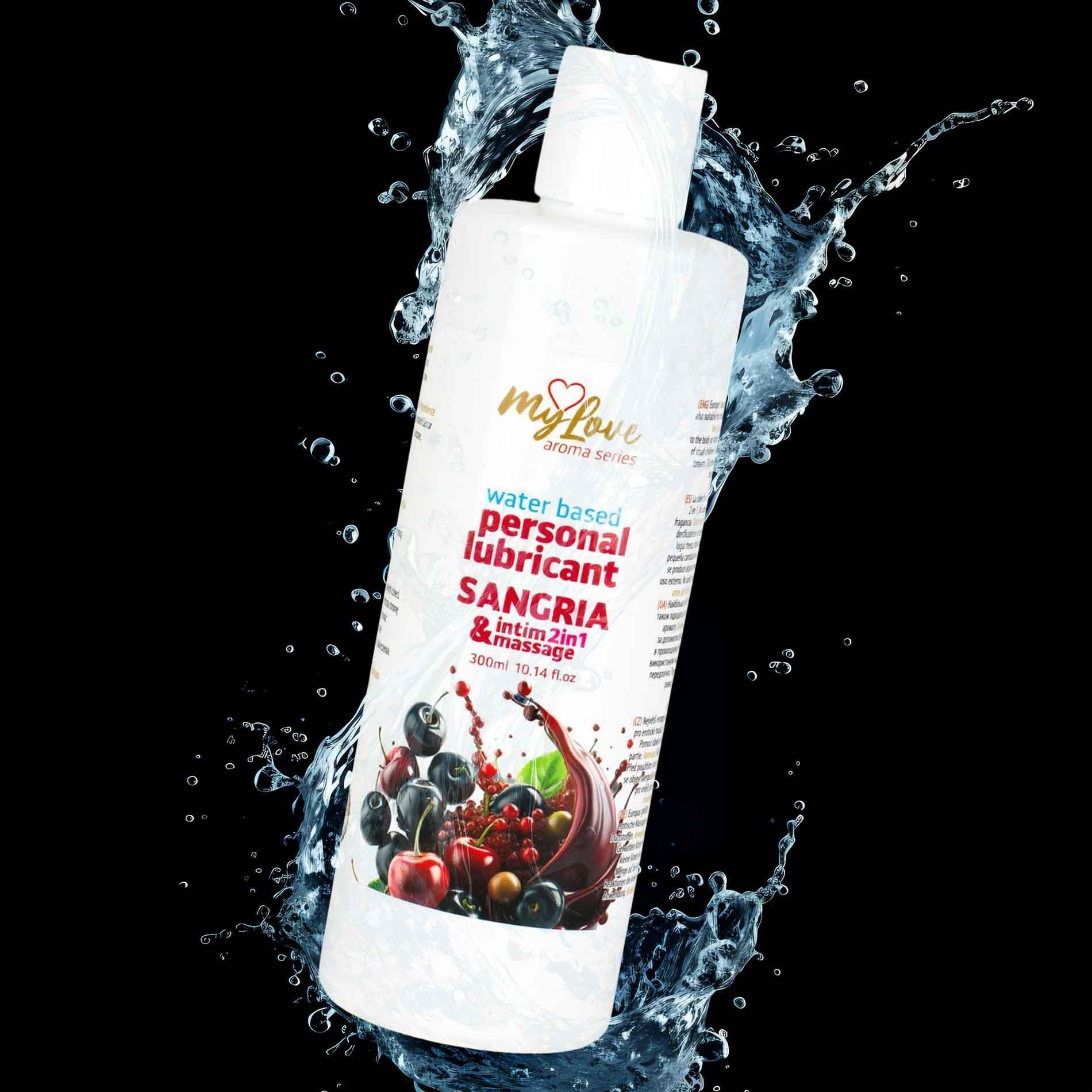 Lubrykant MyLove Aroma Series Intim&Massage 2in1 Sangria, 300 ml