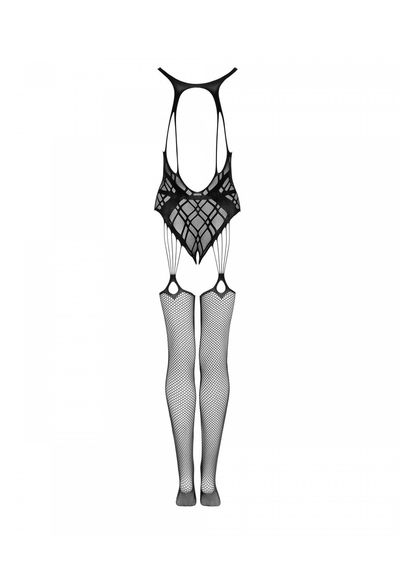 Бодистокинг Obsessive Bodystocking G324, XL/XXL (чёрный)