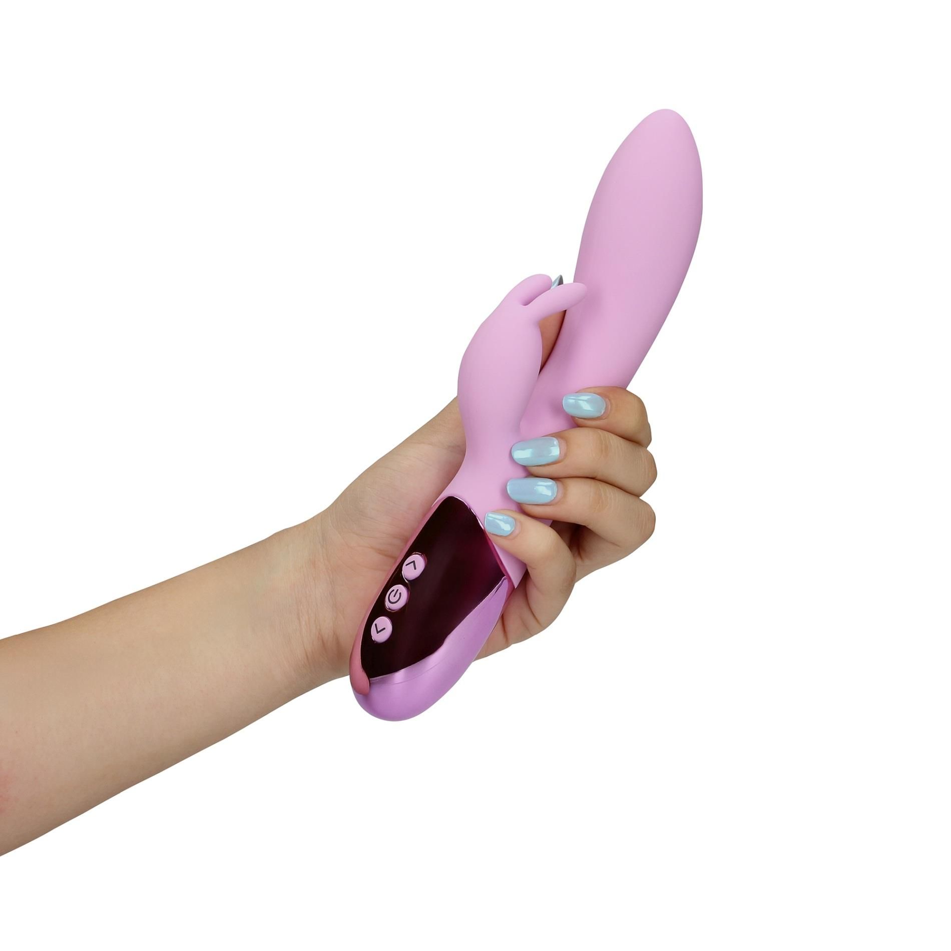 Вибратор-кролик Loveline Ultra Soft, 22.5 см (сиреневый)