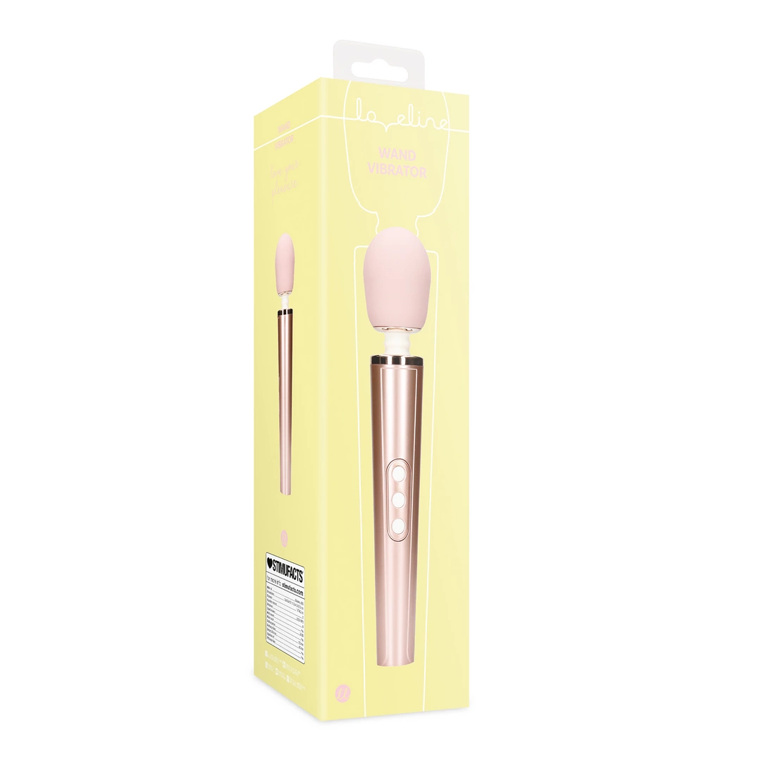 Вибромассажер Loveline Wand, 25.5 см (розовый)