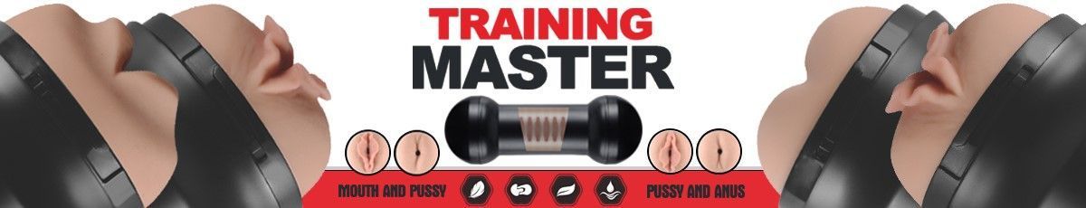 Двойной мастурбатор LoveToy Traning Master Double Side Stroker (телесный)