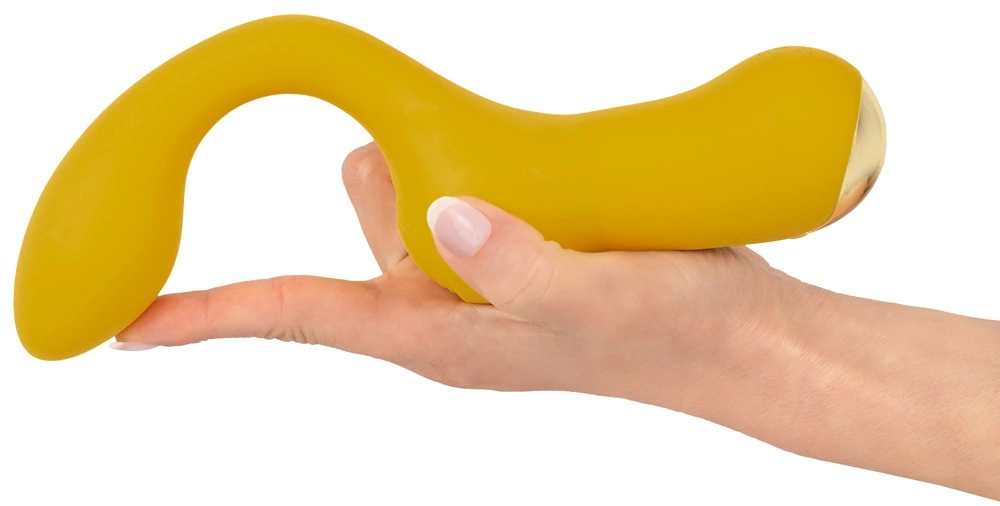 Wibrator Twój nowy ulubieniec, 18.4 cm (żółty)