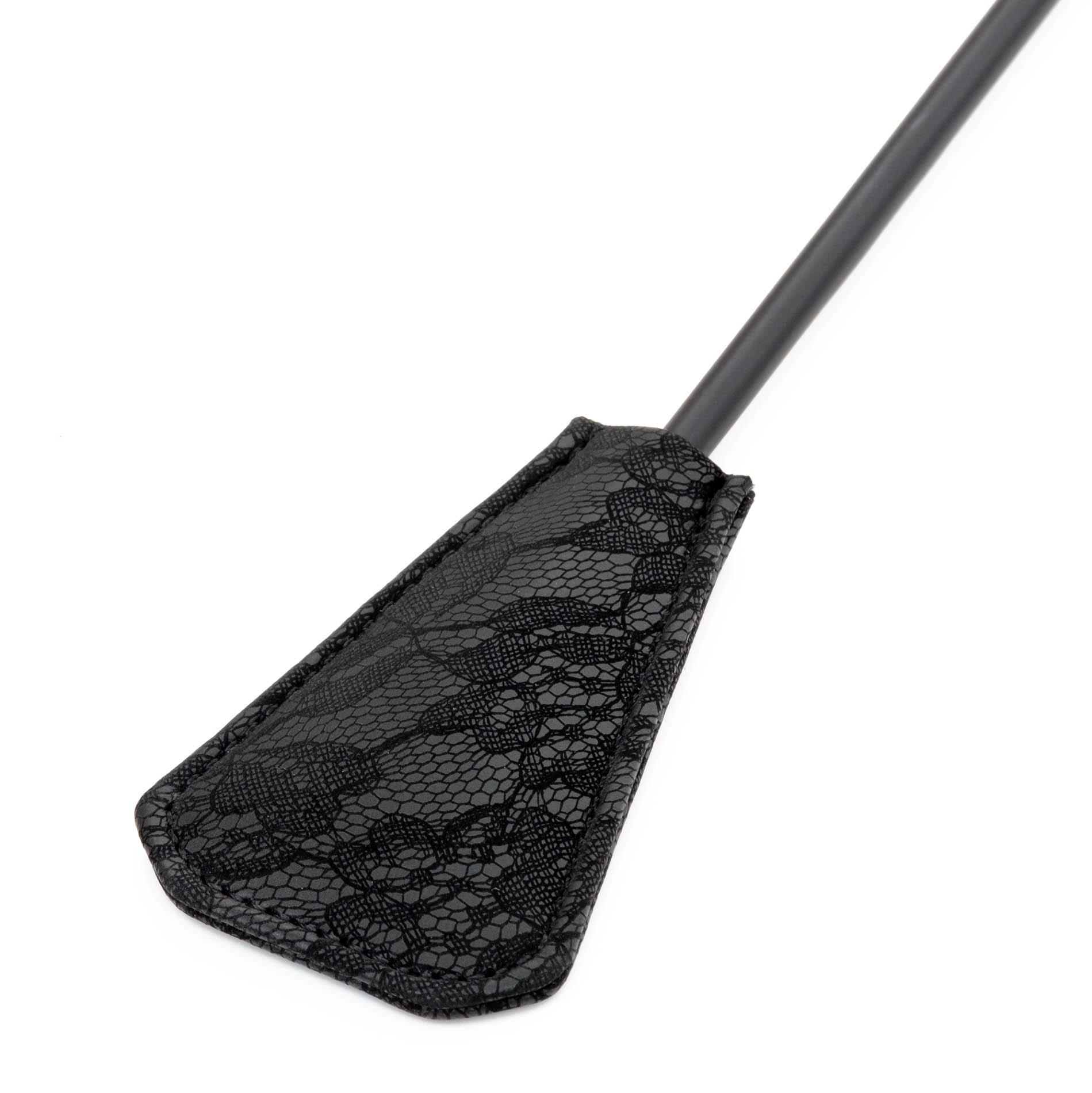 Стек Fetish B-Series Tickler & Whip 1.0, 43.5 см (черный)