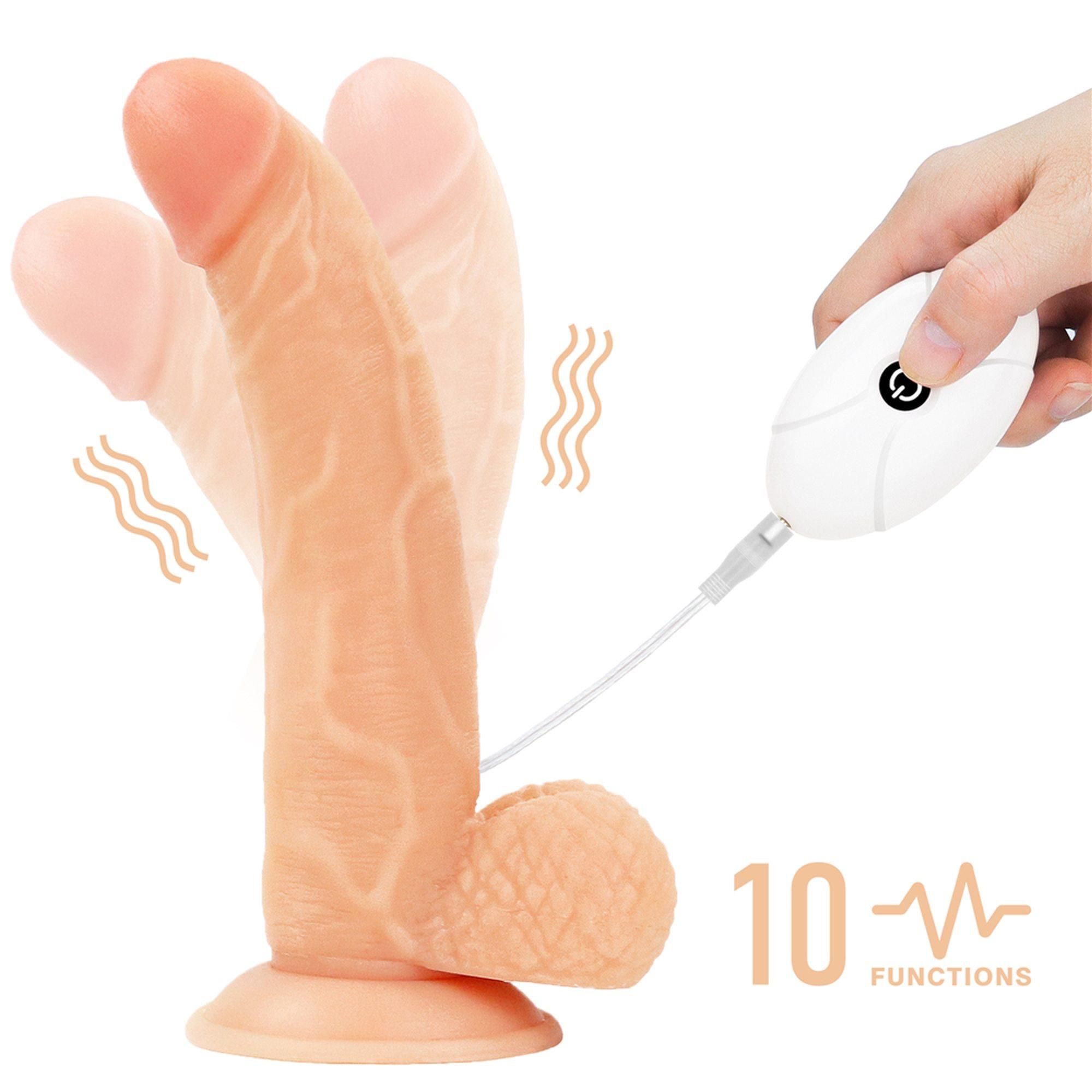 Страпон LoveToy Easy Strapon Set 8.5'', 21.5 см (телесный)