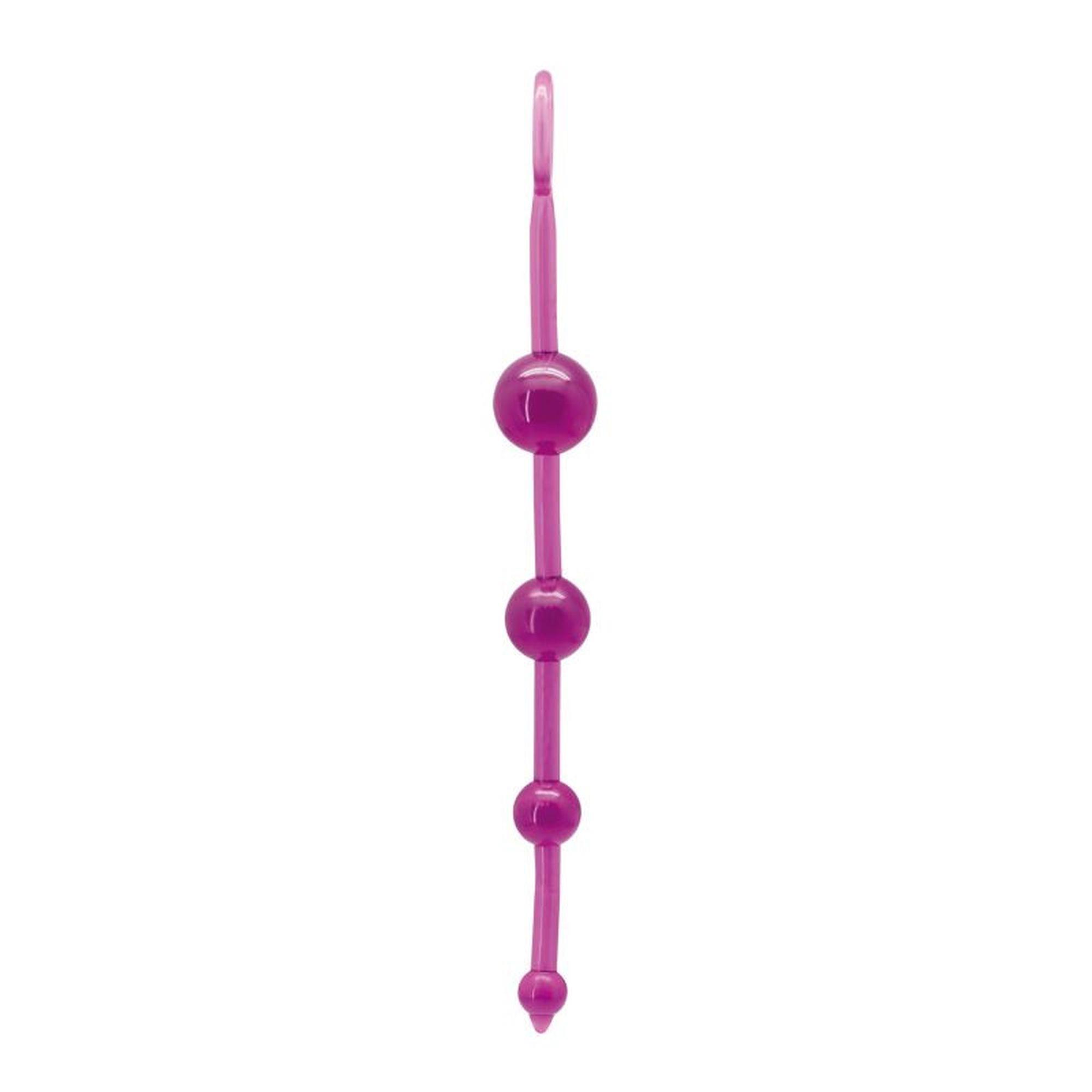 Анальні бусы Toyz4lovers Timeless Jelly, 20 см (фіолетовий)