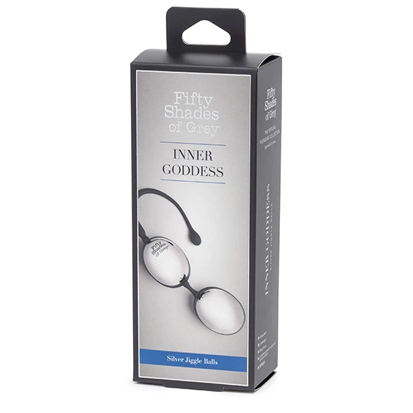 Вагинальные шарики Fifty Shades of Grey Inner Goddess Jiggle, 20,3 см (серебристый)