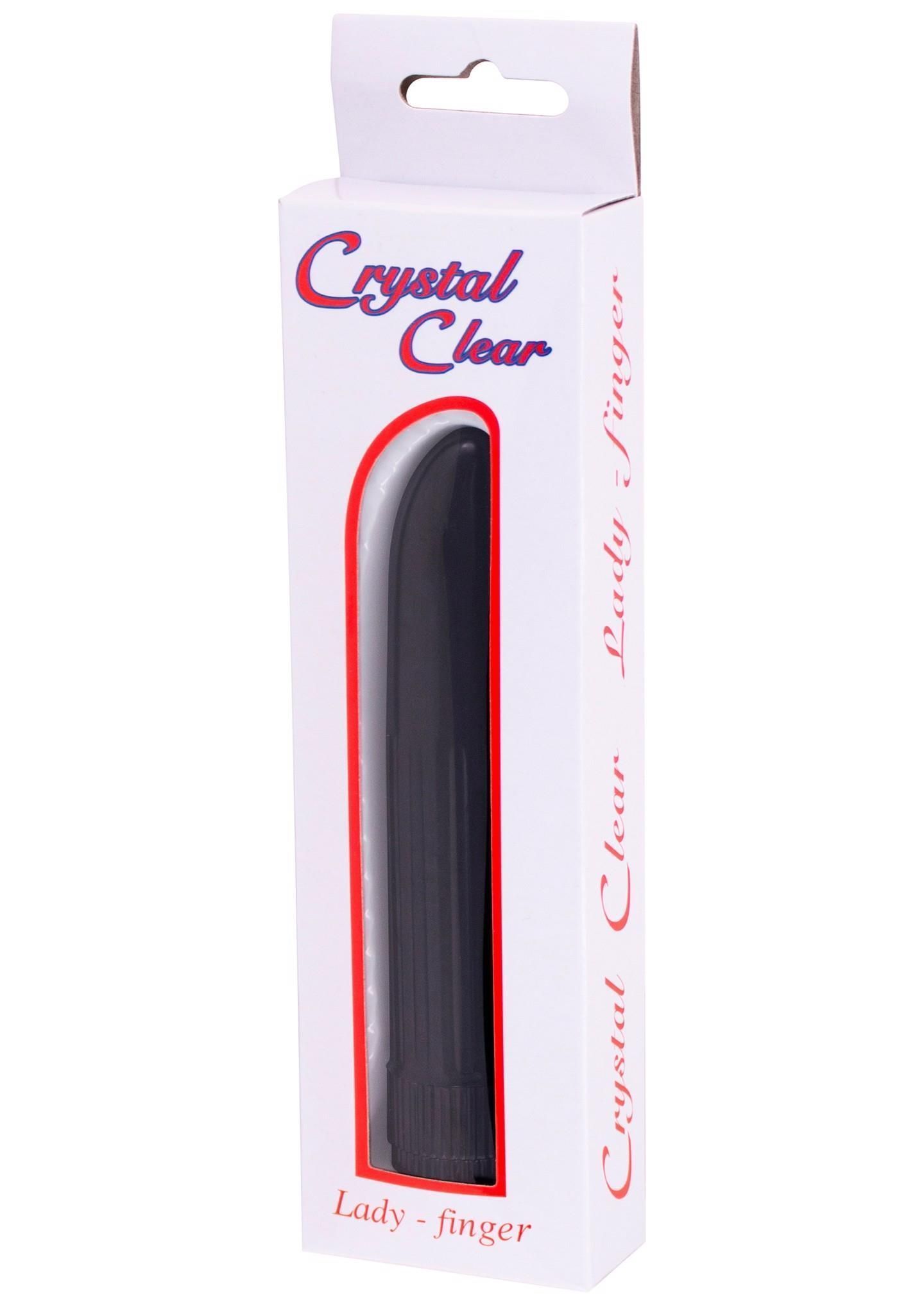 Вібратор Lady Finger mini, 13 см (чорний)