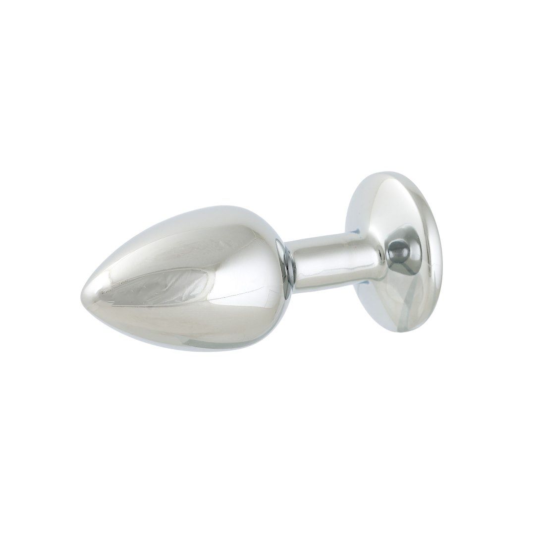 Korek analny z kryształem  Simply Pleasure S, 7 cm (zielony)