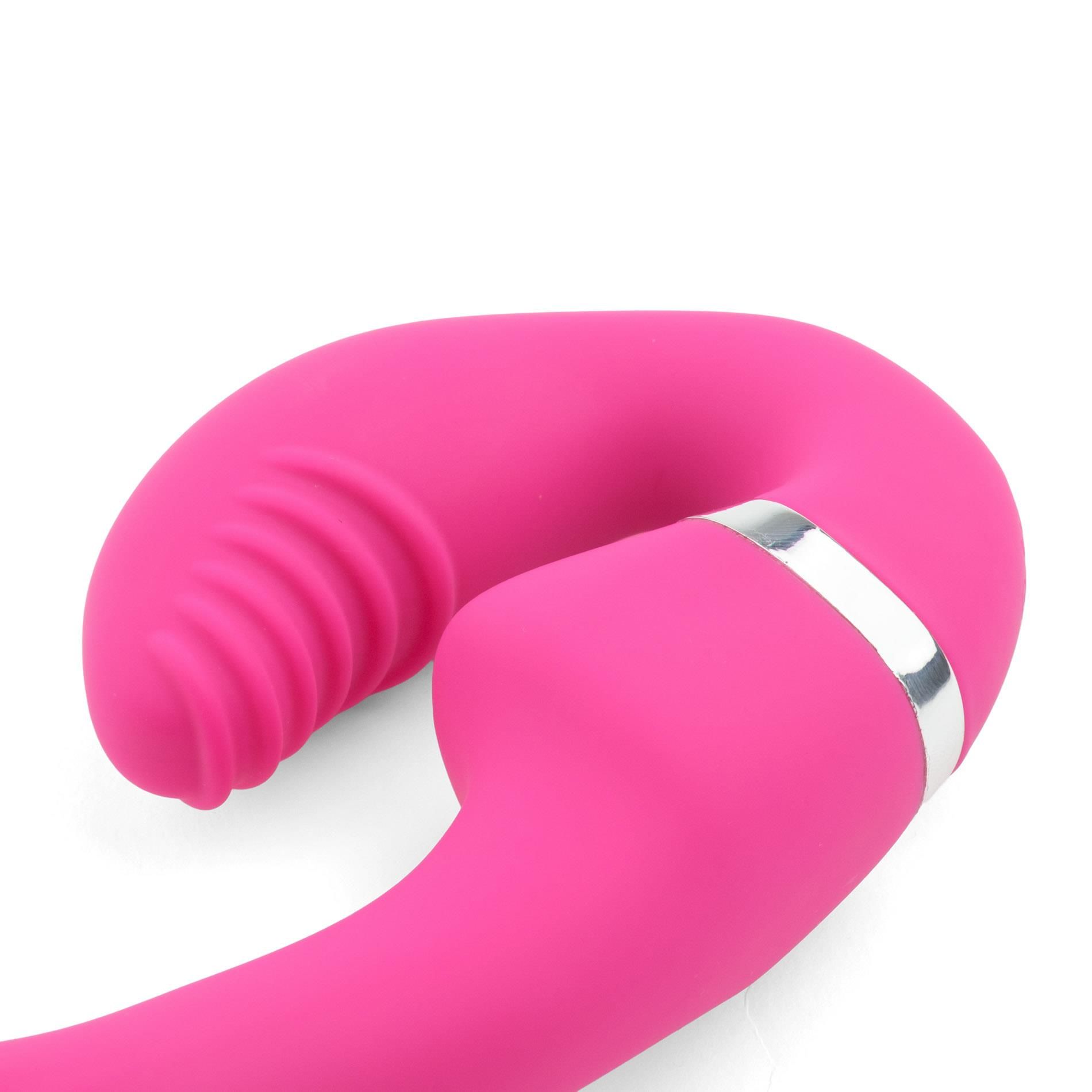 Boys of Toys B - Series Toughe 3 - Dual Pleasure - Wibrator podwójnej stymulacji B -, Różowy, 17.7 cm