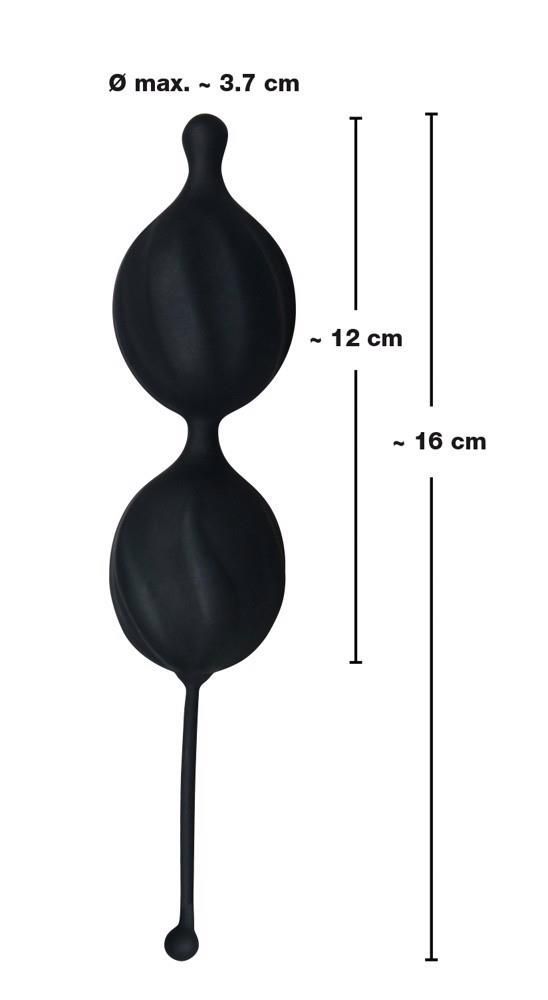 Вагинальные шарики Orion Black Velvets Love Balls,16 см (черный)