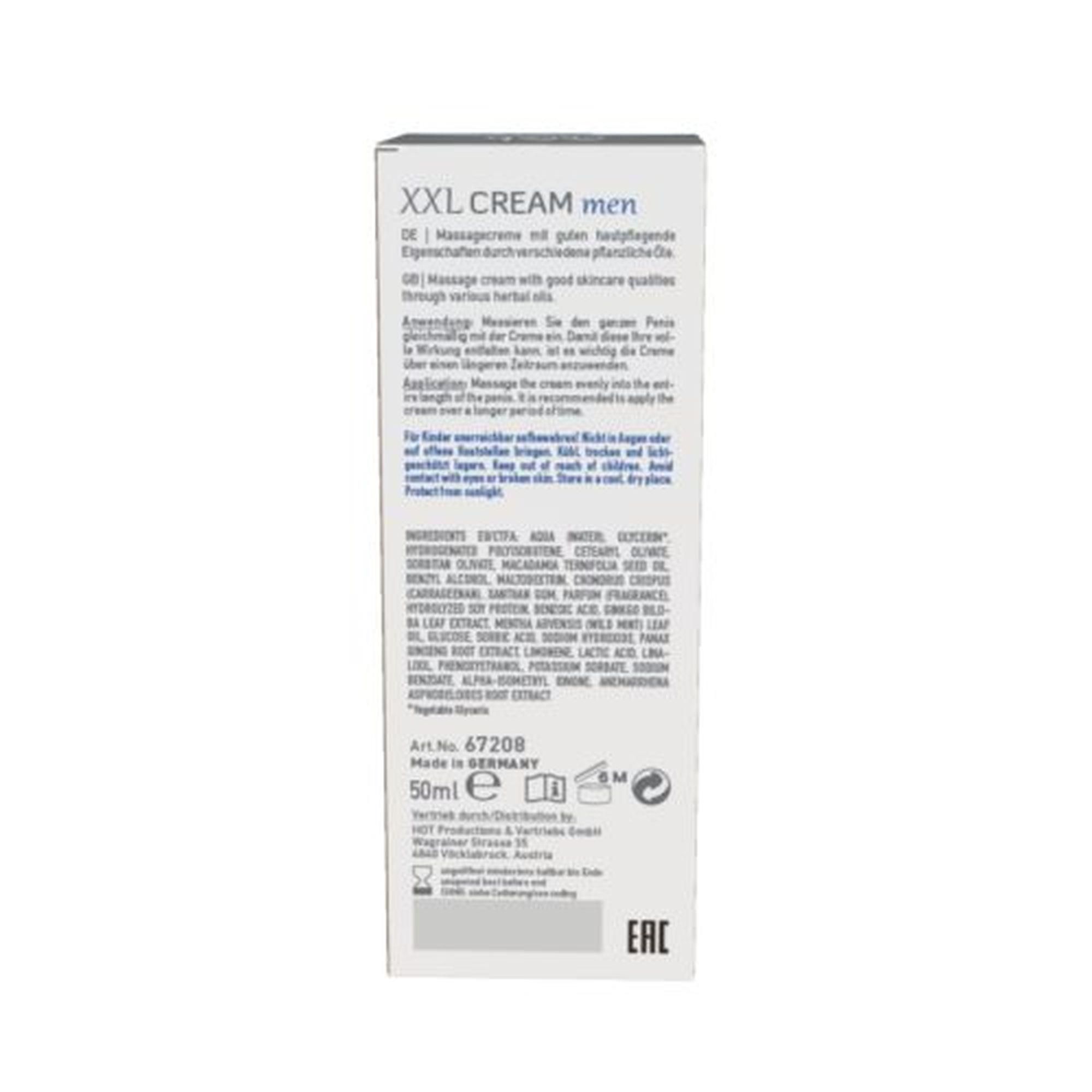Крем для увеличения пениса Hot Shiatsu XXL Cream, 50 мл