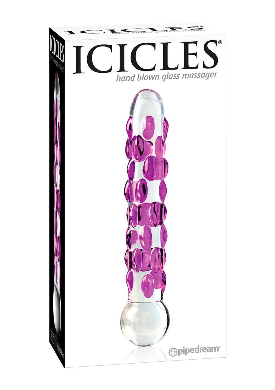 Фалоімітатор Pipedream Icicles No 7, 17,8 см (фіолетовий)