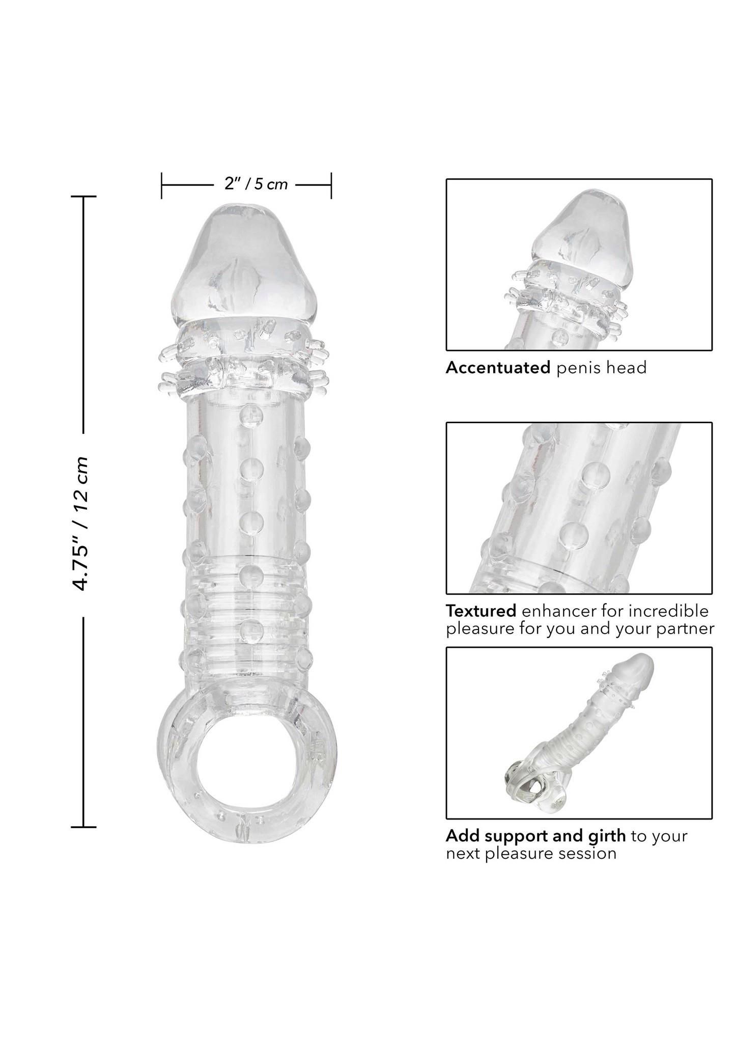 Насадка на пенис California Exotic Novelties Transparent Ultimate Extender, 16 см (прозрачная)