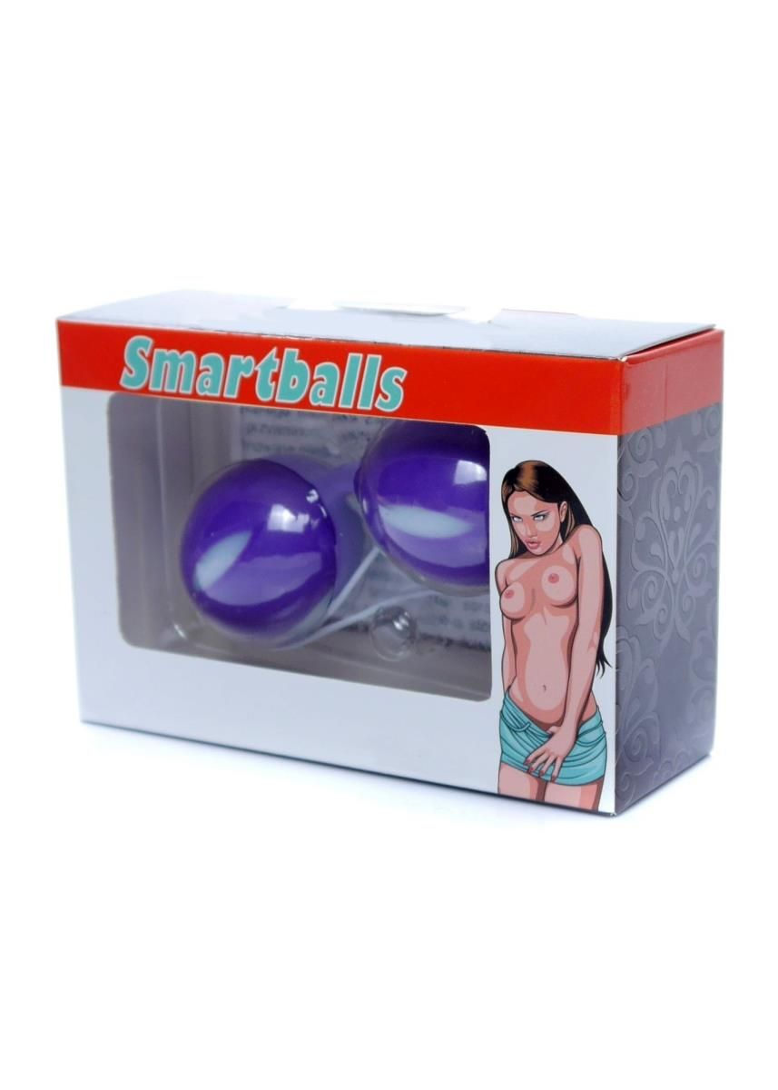 Вагинальные шарики Boss Series Smartballs, 19 см (фиолетовый)
