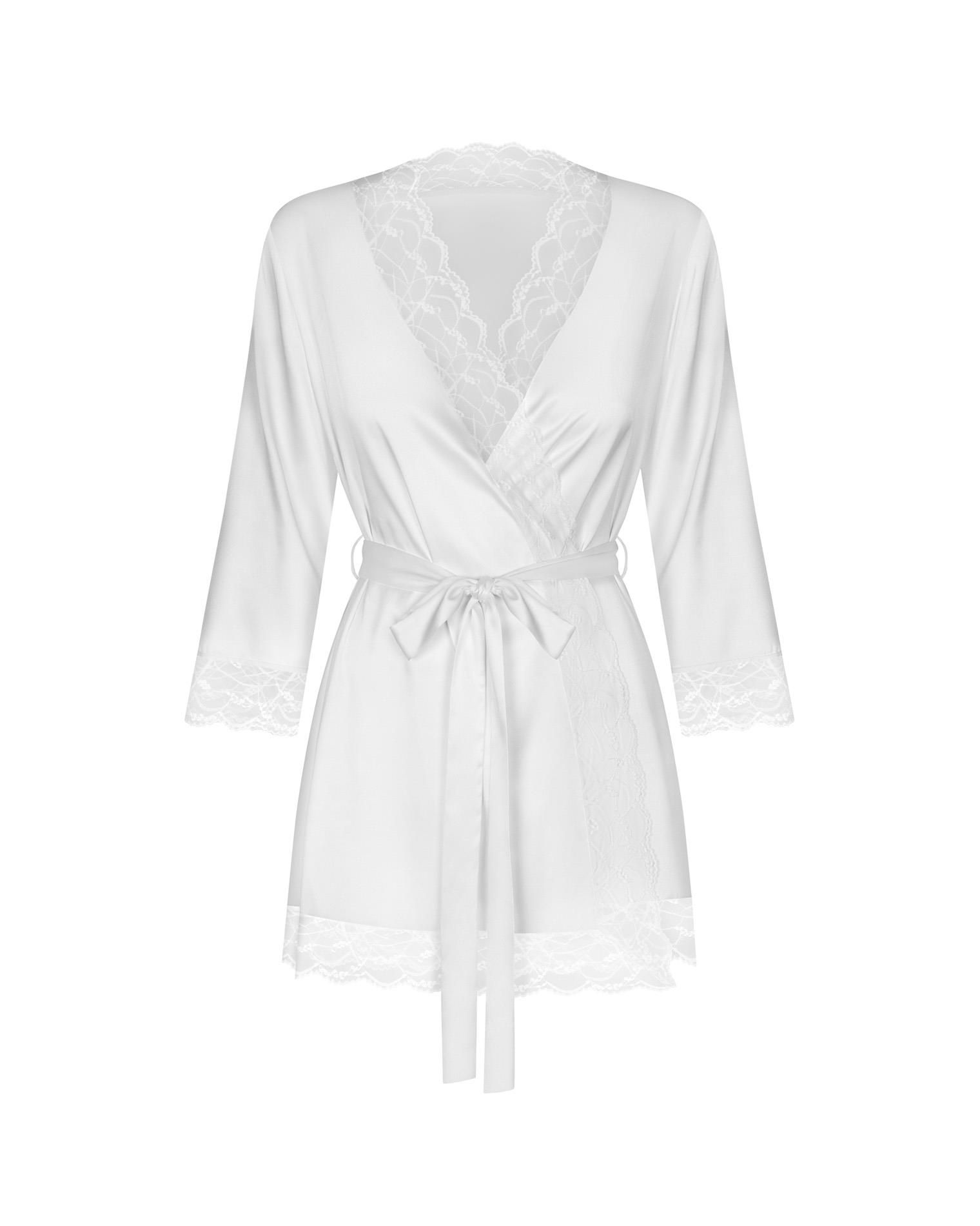 Пеньюар Obsessive Weddya, S/M (білий)
