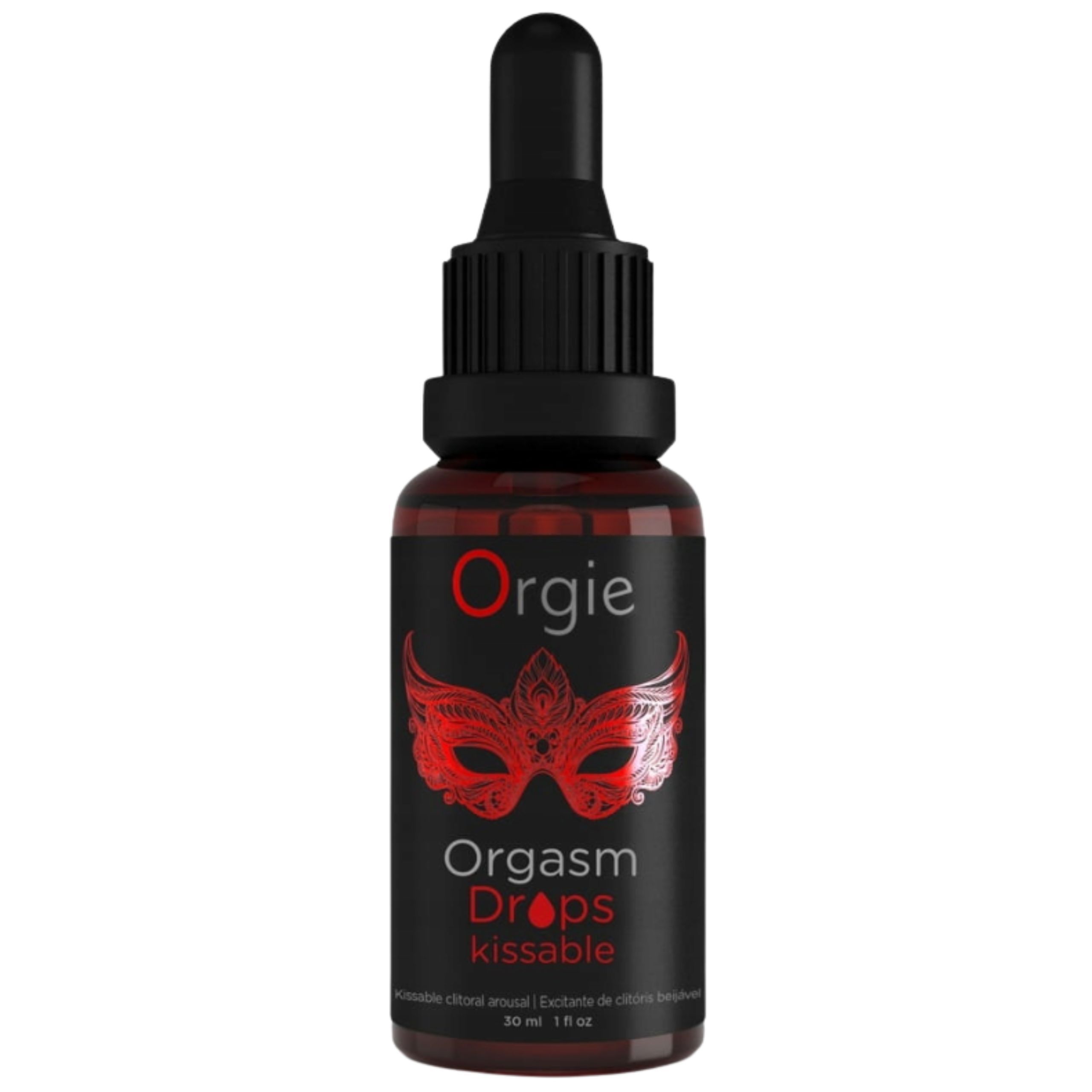 Stymulujące serum do łechtaczki Orgie Orgasm Drops Kissable, 30 ml