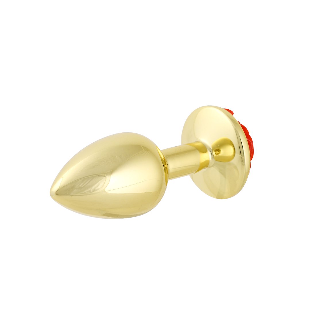 Korek analny Simply Pleasure S, 7 cm (czerwony)
