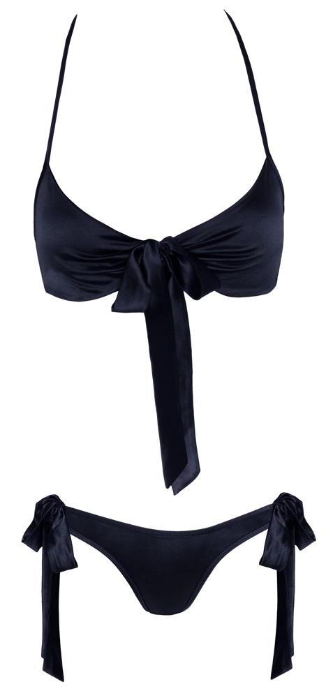 Комплект Cottelli Lingerie Bra and Briefs, S/M (черный)