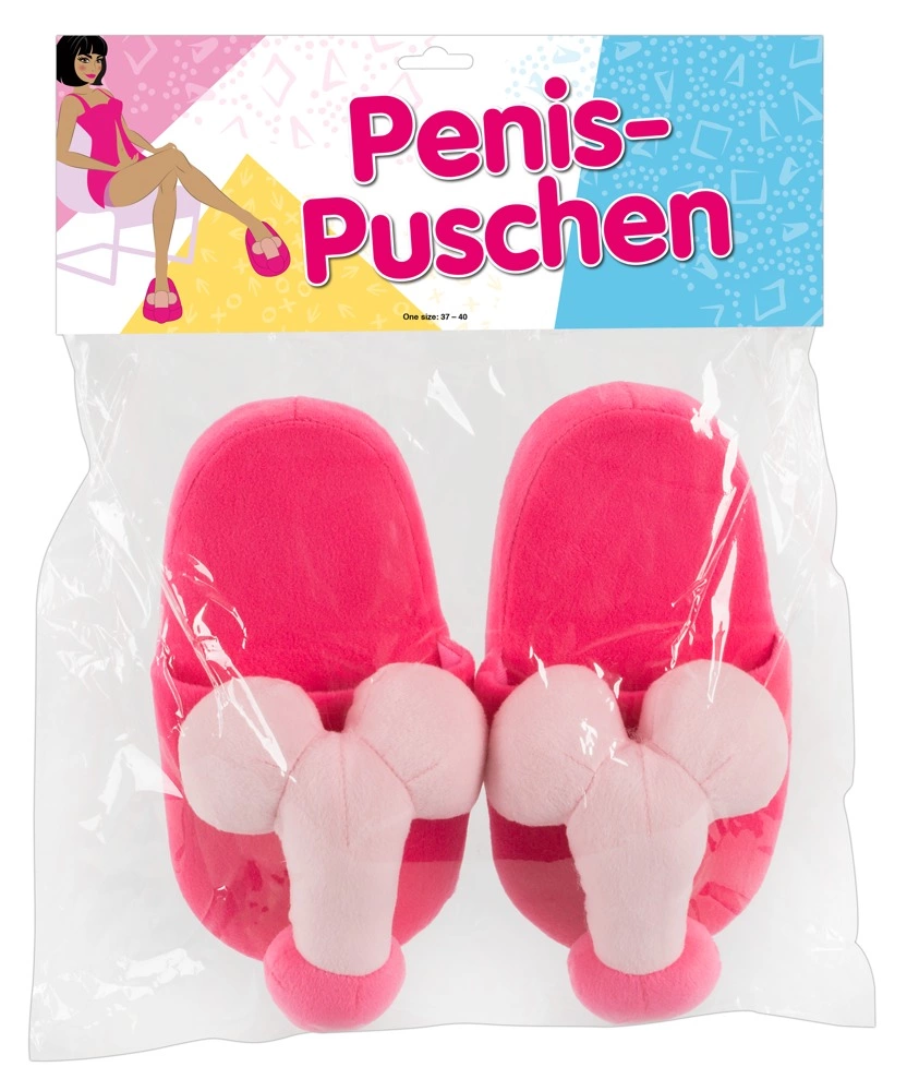 Orion Brand - Kapcie z penisem, Różowy, One size