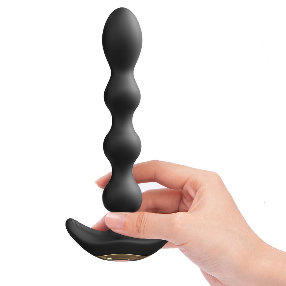 Анальна пробка Dorcel Flexi Balls, 18,2 см (чорний)
