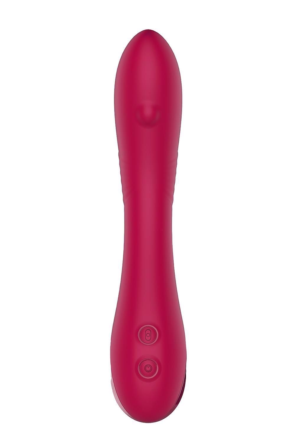 Вибратор Dream Toys Sparkling Cecilia, 20 см (красный)