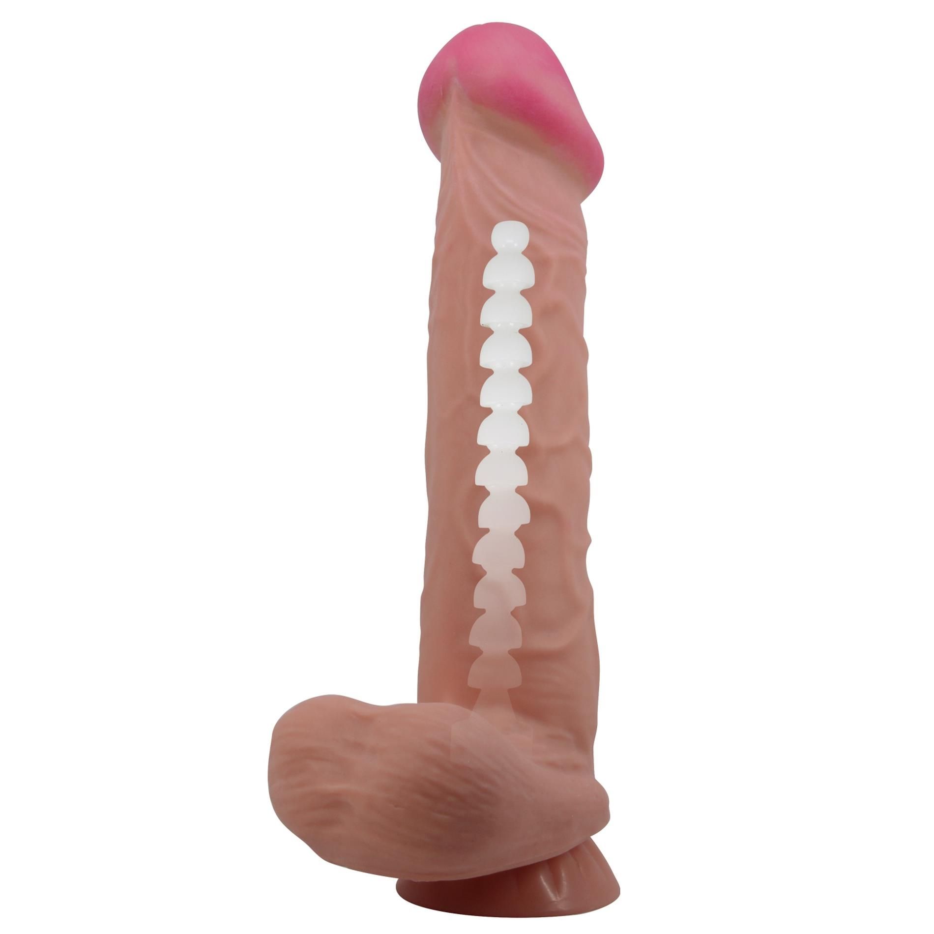 Фаллоимитатор Pretty Love Sliding Skin Bendable 10.2'', 26 см (коричневый)