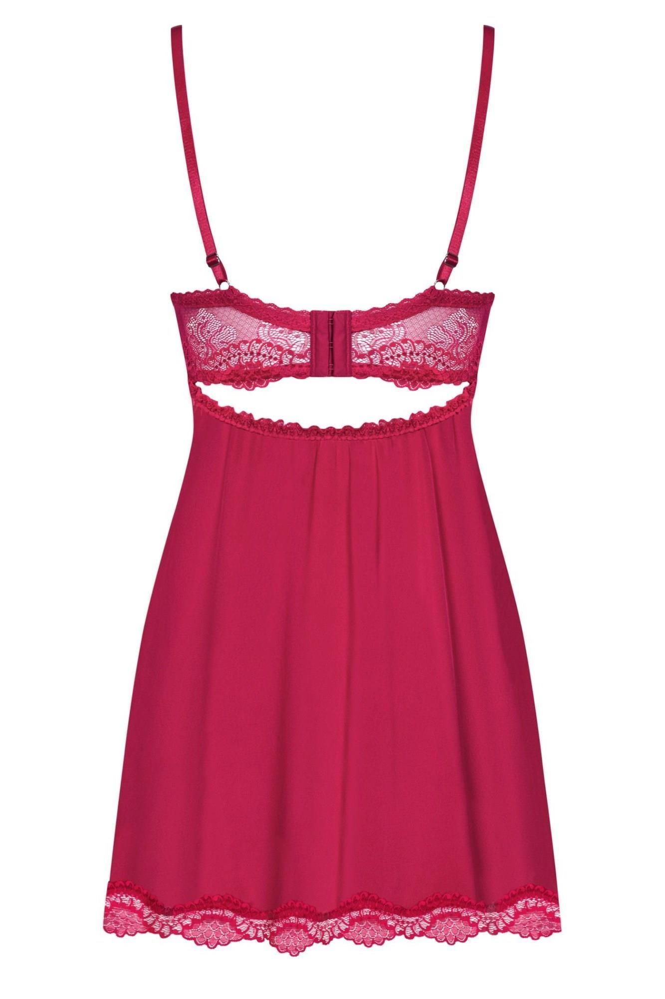 Seksowny komplet Obsessive Rosalyne, S/M (bordeaux)