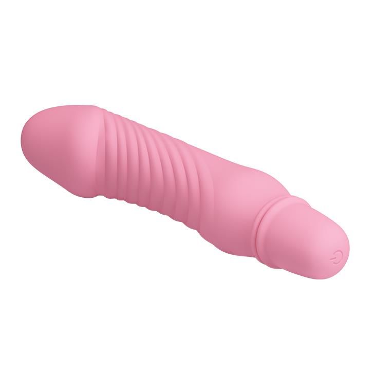 Вибратор Pretty Love Stev, 13,5 см (светло-розовый)