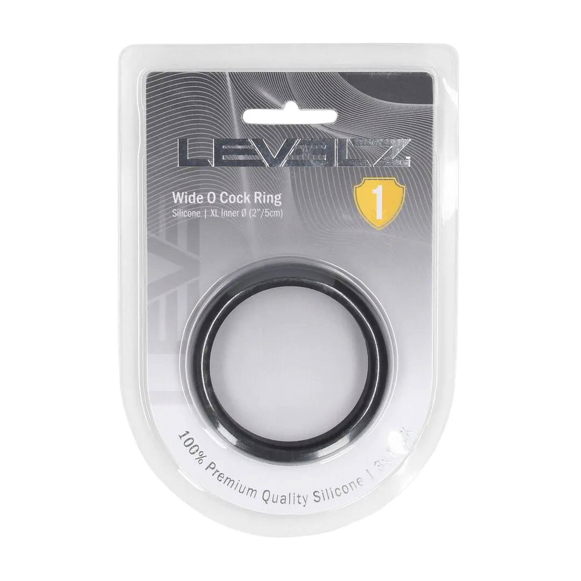 Эрекционное кольцо Levelz Wide O Silicone Cockring XL, 5 см