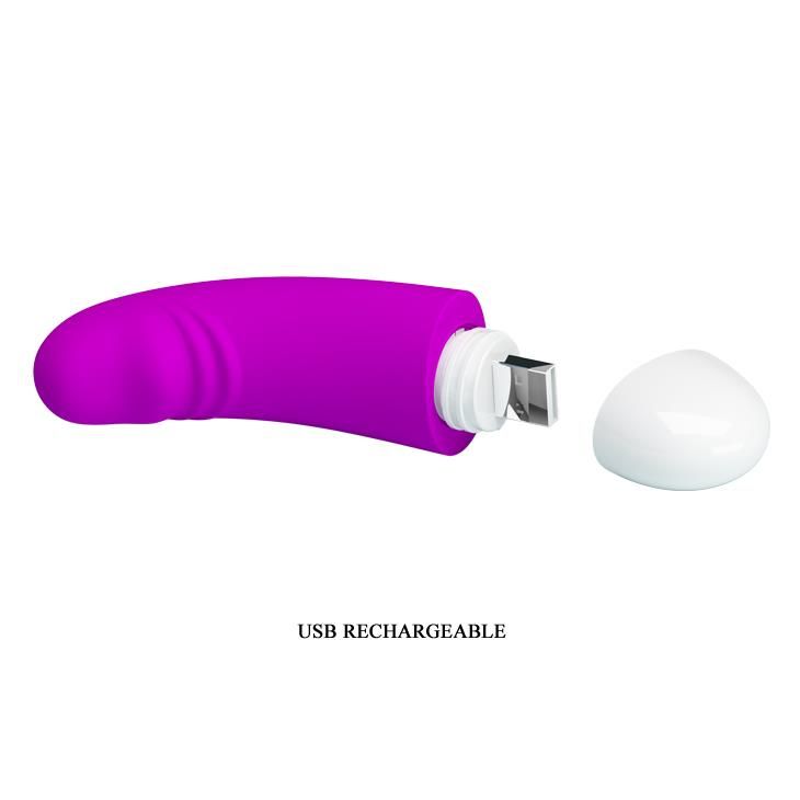 Мини вибратор для точки G Inny, 12,5 см (фиолетовый)