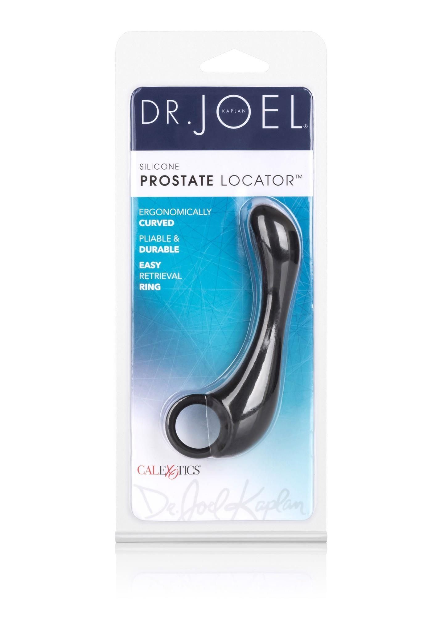 Стимулятор простати Dr. Joel Kaplan Prostate Locator, 11,5 см (чорний)