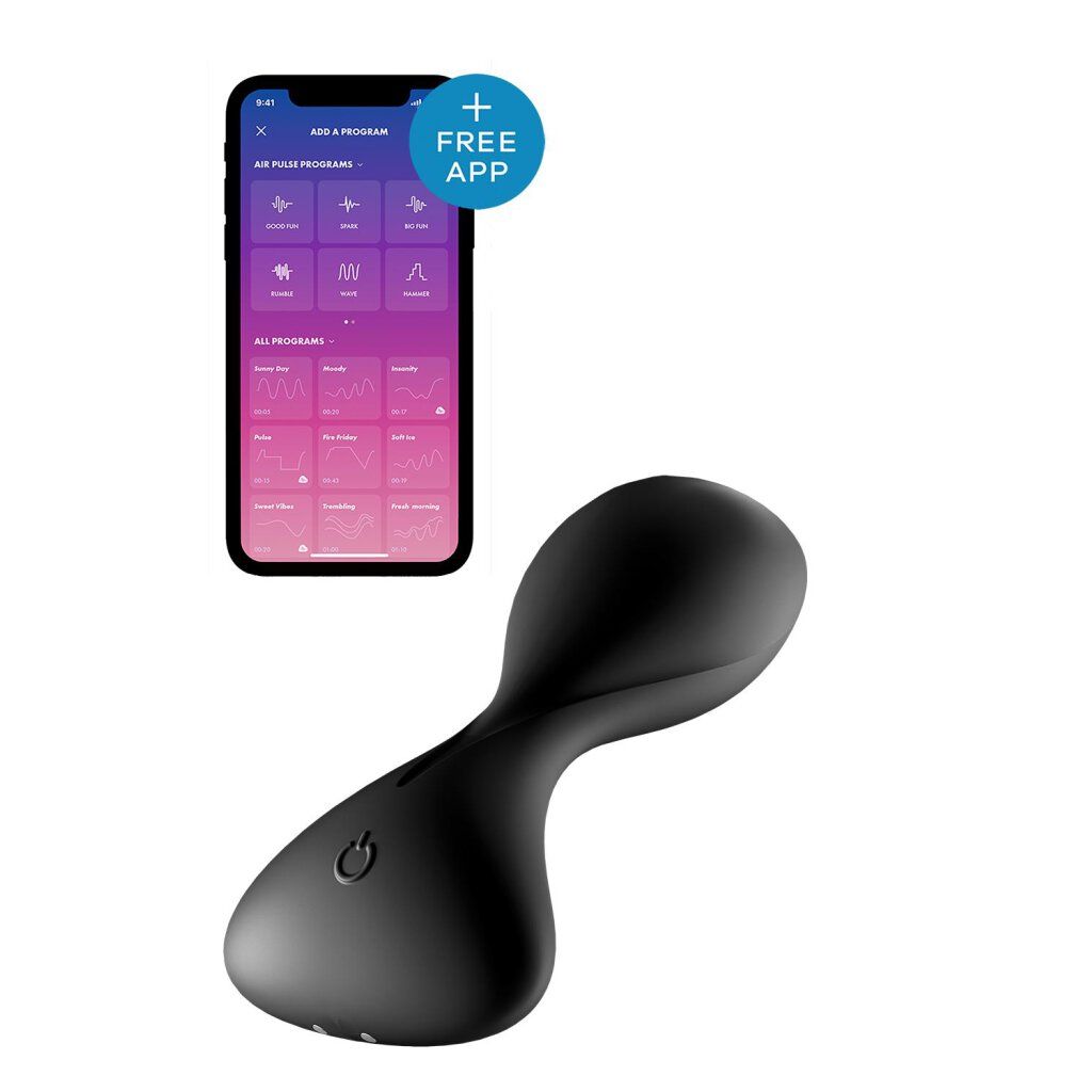 Анальна пробка Satisfyer Trendsetter, 11 см (чорний)