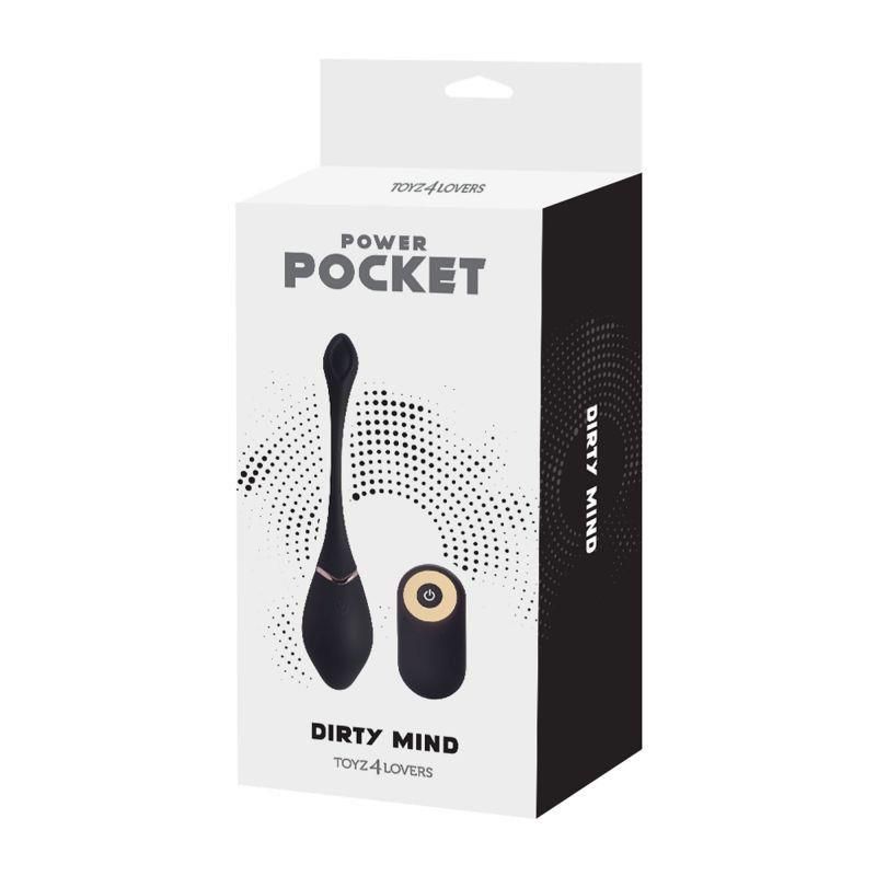Віброяйце Toyz4lovers Ovulo, 17 см (чорний)