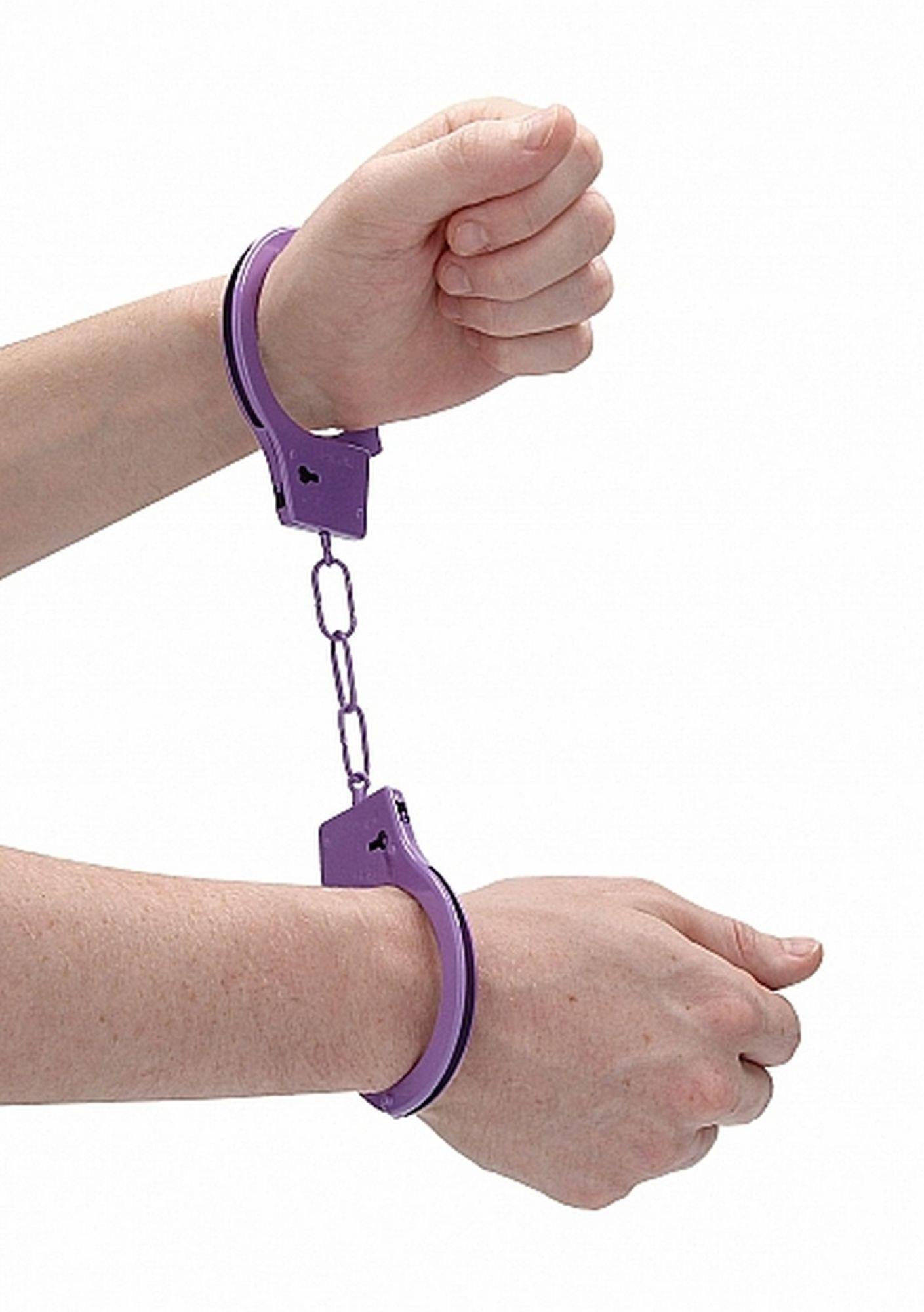 Наручники Ouch! Beginner's Handcuffs (фиолетовый)
