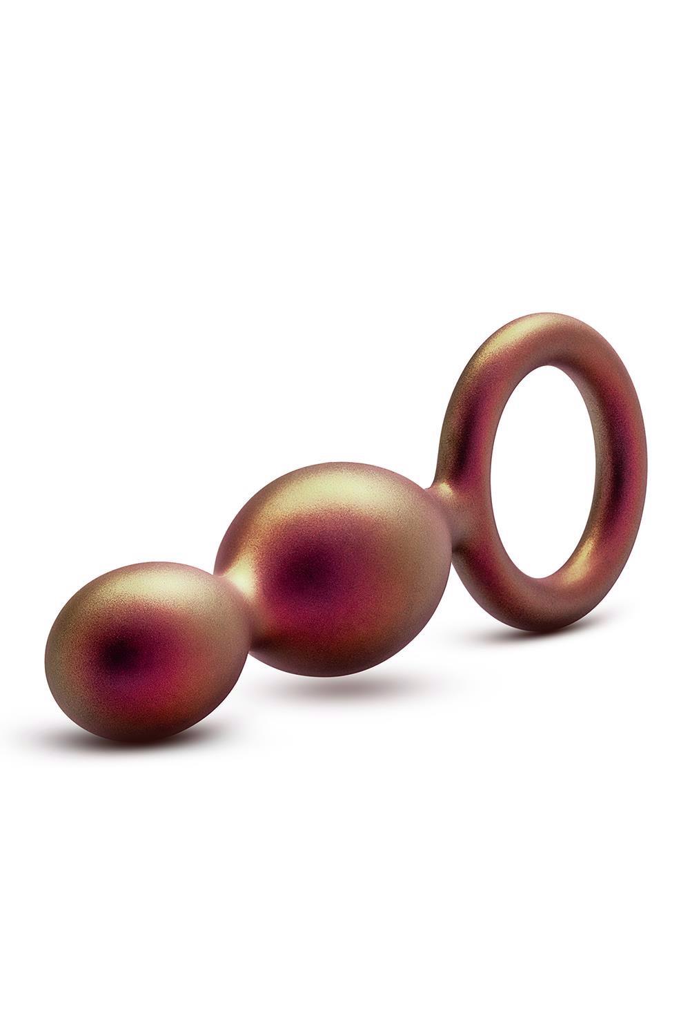 Korek analny Anal Adventures Matrix Loop Plug, 13.3 cm (pomarańczowy)