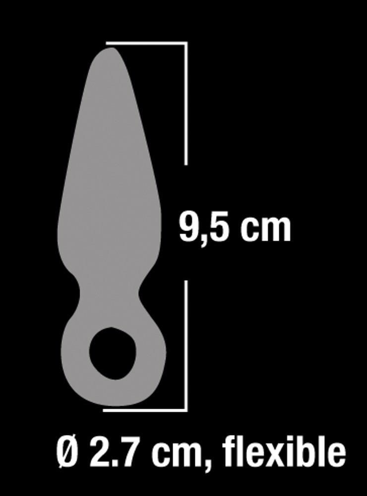 Анальна пробка Orion Finger Plug, 9.5 см (чорний)