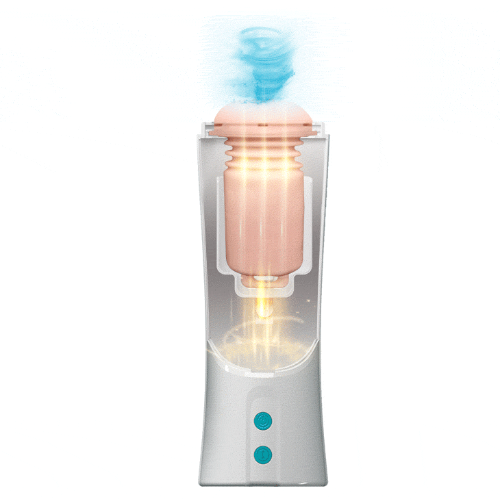 Автоматический мастурбатор Pretty Love Aby Voice (телесный)