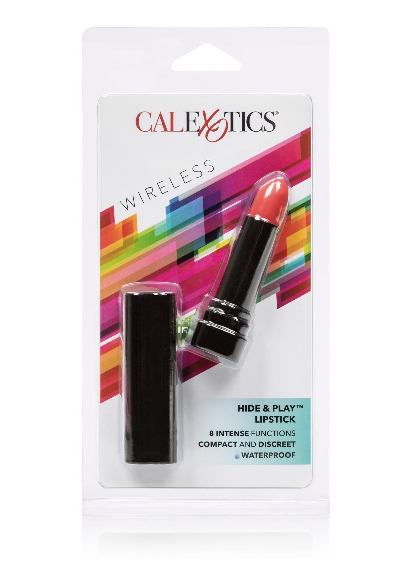Вибратор CalExotics Hide And Play Lipstick, 8.2 см (красный)