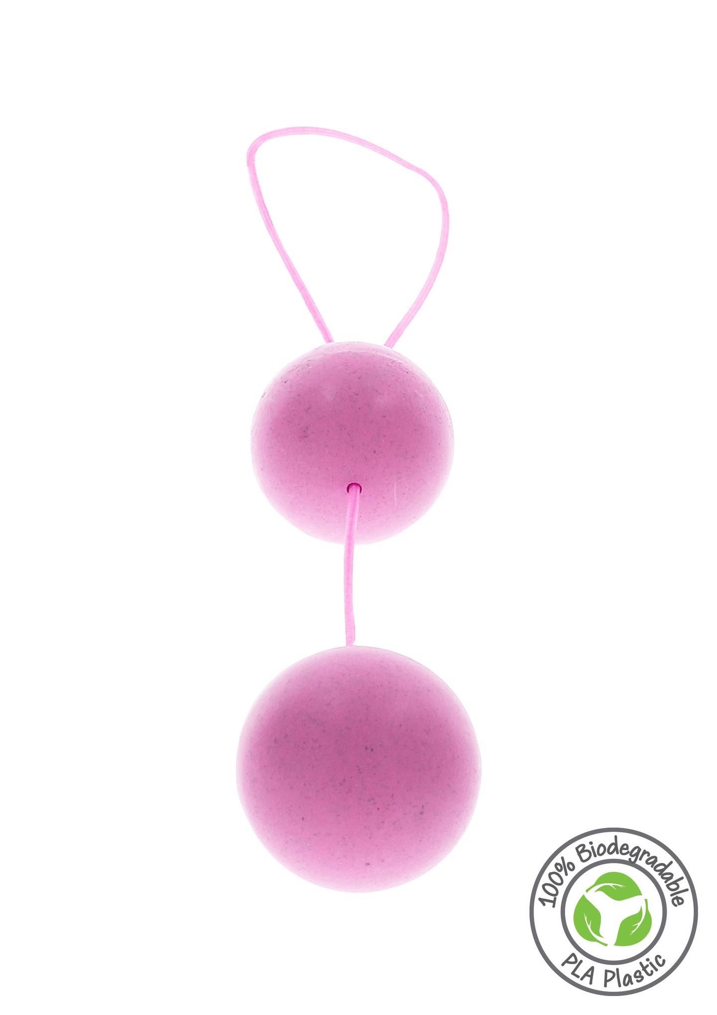 Вагинальные шарики Fuck Green Sphere Balls, 3,2 см (розовый)