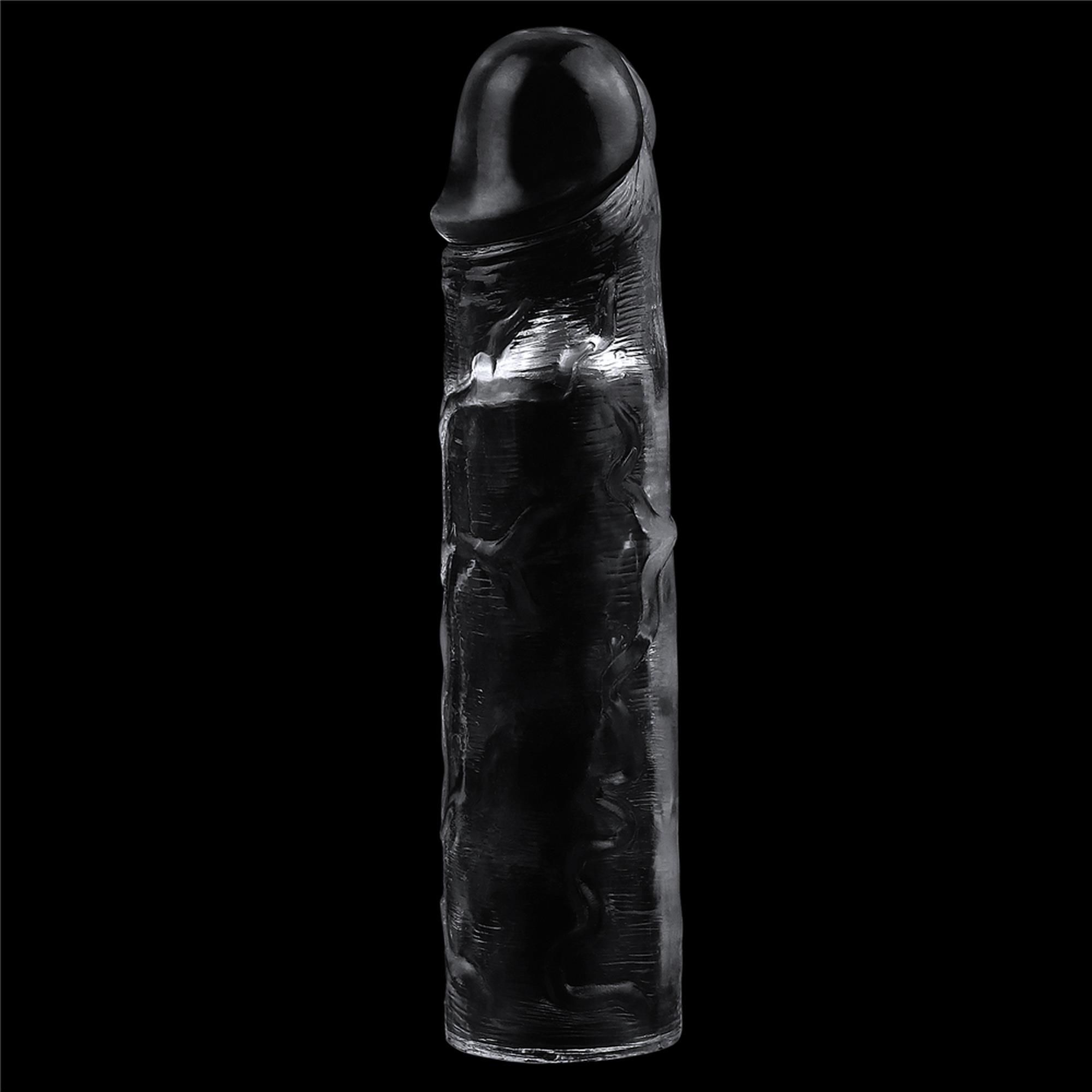 Nasadka na penisa LoveToy Flawless Clear Penis Sleeve Add 2, 19 cm (przezroczysty)