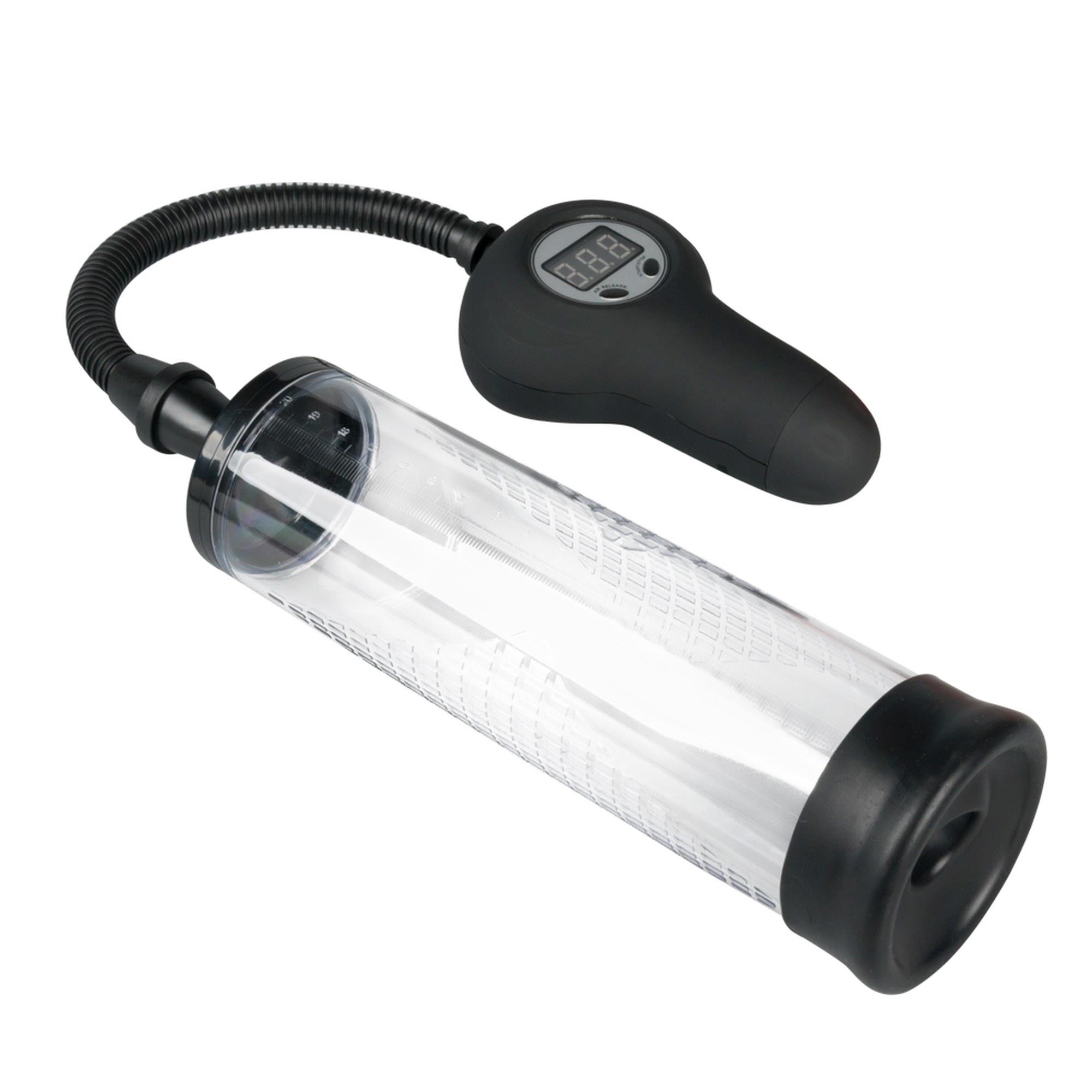 Boys of Toys Powerpump Electric Vacuum Pump Rechargeable - Pompka próżniowa do penisa B -, Przezroczysty, 22 cm