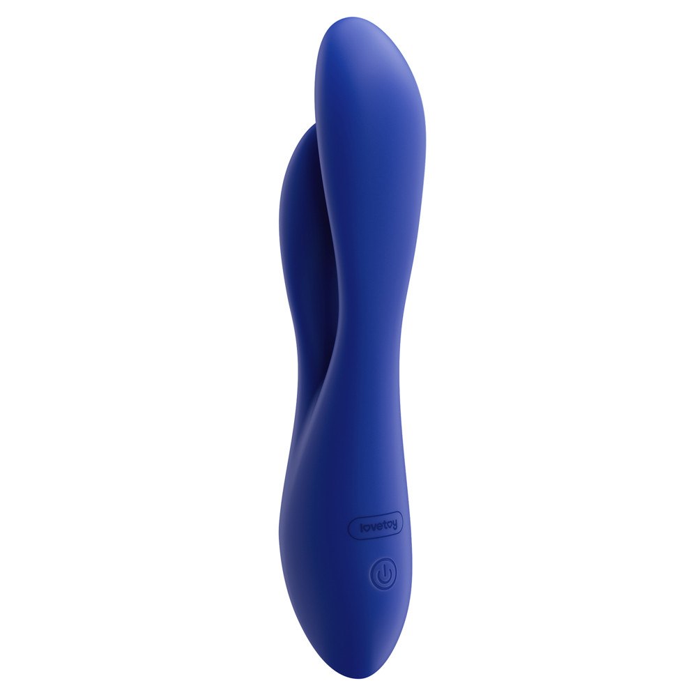 Вибратор Lovetoy L’Allure Pulse, 19 см (синий)