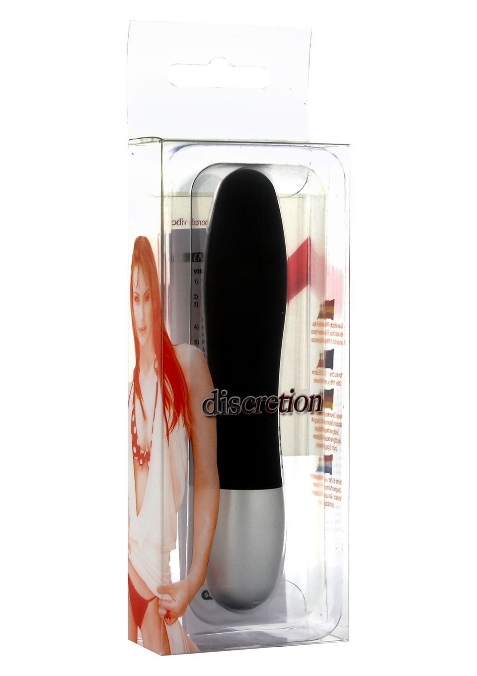 Вибратор Seven Creations Discretion Probe, 11 см (черный)