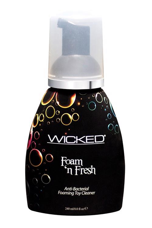 Środek do czyszczenia zabawek erotycznych Wicked Foam N Fresh, 240 ml