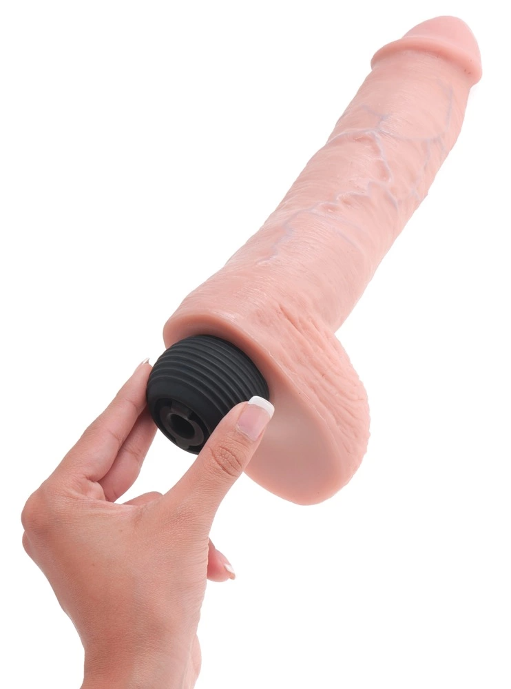 Фаллоимитатор с эякуляцией King Cock Squirting Cock, 25,4 см (телесный)