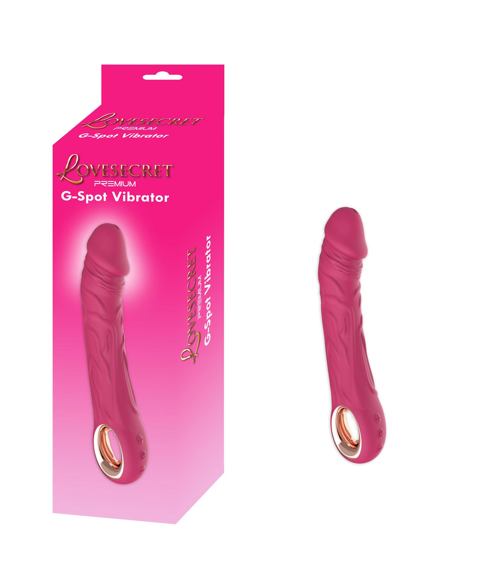 Вибратор Lovesecret Premium G-Spot, 22 см (розовый)